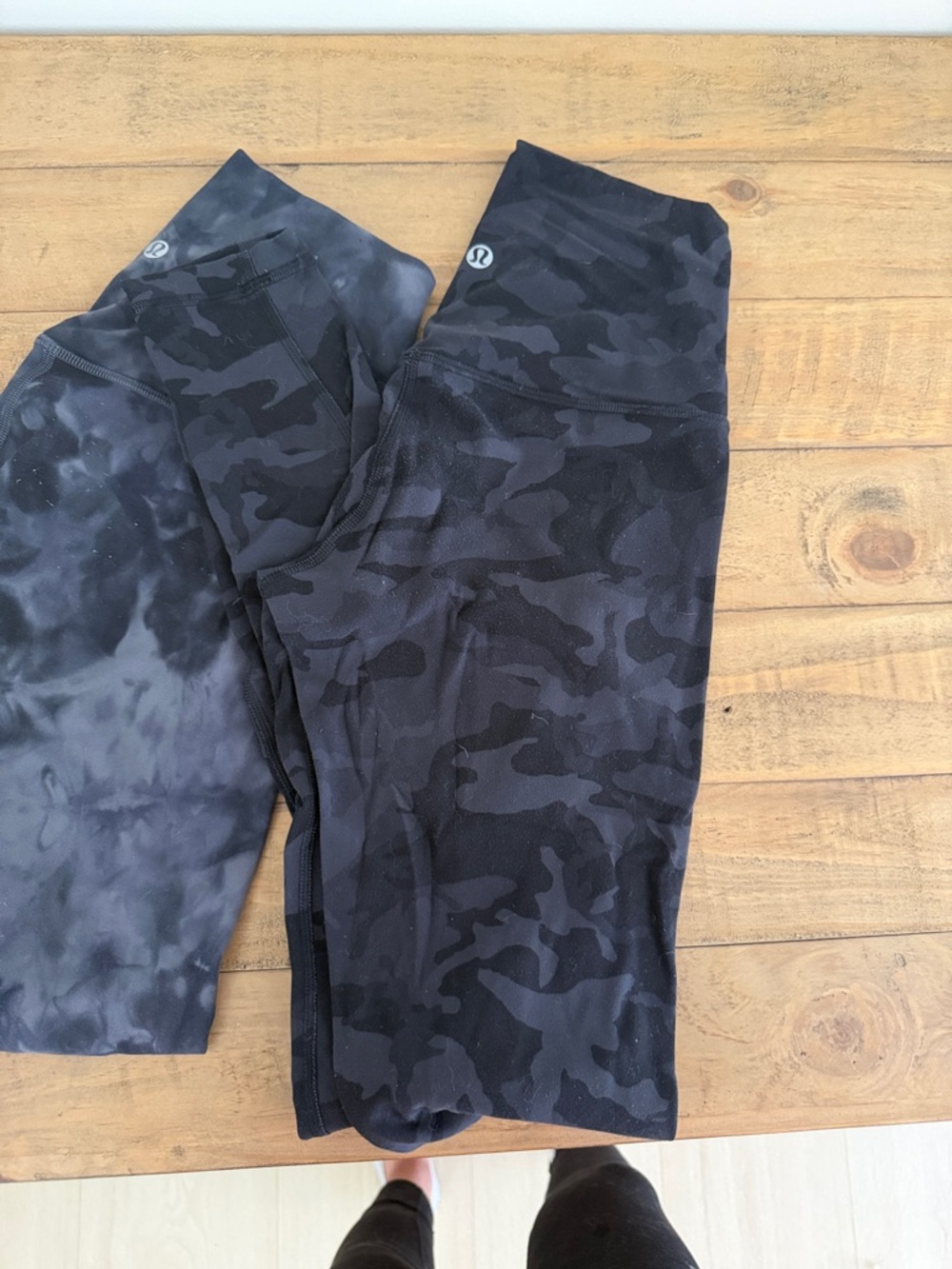 lululemon athletica Kids Black Camo Leggings